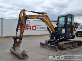 2018 Sany SY50U Mini Excavators For Auction: Leeds, GB, 31st July & 1st, 2nd, 3rd August 2024