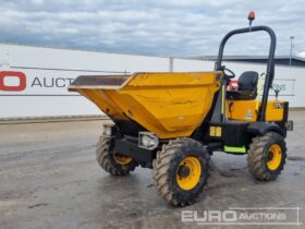 2016 JCB 3 Ton Site Dumpers For Auction: Leeds, GB, 31st July & 1st, 2nd, 3rd August 2024