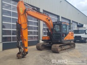 2021 Doosan DX140LC-5 10 Ton+ Excavators For Auction: Leeds, GB, 31st July & 1st, 2nd, 3rd August 2024