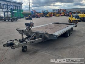 2018 Tek-Co 3.5 Ton Tri Axle Tilt Bed Car Transporter Trailer, Winch, Ramp Plant Trailers For Auction: Leeds, GB, 31st July & 1st, 2nd, 3rd August 2024