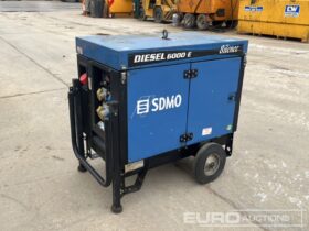 SDMO 6000E Generators For Auction: Leeds, GB, 31st July & 1st, 2nd, 3rd August 2024
