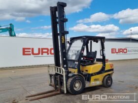 2014 Yale GDP35VX Forklifts For Auction: Leeds, GB, 31st July & 1st, 2nd, 3rd August 2024