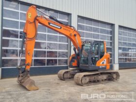 2017 Doosan DX140LCR-5 10 Ton+ Excavators For Auction: Leeds, GB, 31st July & 1st, 2nd, 3rd August 2024