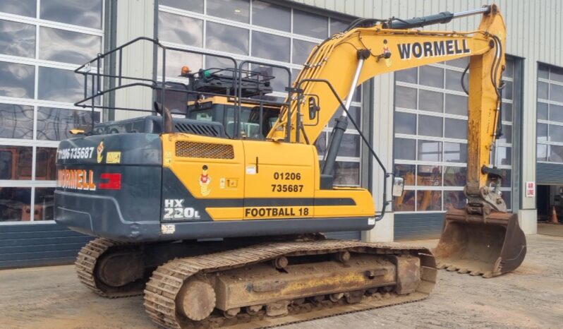 2018 Hyundai HX220L 20 Ton+ Excavators For Auction: Leeds, GB, 31st July & 1st, 2nd, 3rd August 2024 full
