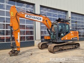 2020 Doosan DX140LC-5 10 Ton+ Excavators For Auction: Leeds, GB, 31st July & 1st, 2nd, 3rd August 2024