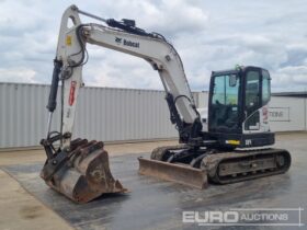 2020 Bobcat E85 6 Ton+ Excavators For Auction: Leeds, GB, 31st July & 1st, 2nd, 3rd August 2024