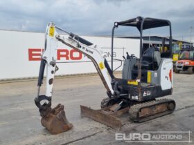 2018 Bobcat E19 Mini Excavators For Auction: Leeds, GB, 31st July & 1st, 2nd, 3rd August 2024
