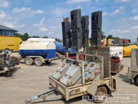 Pike Signals 4 Way Traffic Lights System, Single Axle Trailer Plant Trailers For Auction: Leeds, GB, 31st July & 1st, 2nd, 3rd August 2024