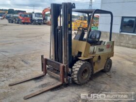 Yale GDP050 Forklifts For Auction: Leeds, GB, 31st July & 1st, 2nd, 3rd August 2024