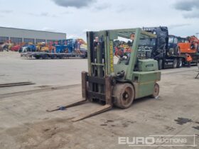 Hyster Gas Forklift, 2 Stage Free Lift Mast, Forks (Non Runner) Forklifts For Auction: Leeds, GB, 31st July & 1st, 2nd, 3rd August 2024