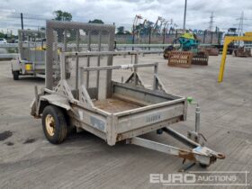 Pike Single Axle Plant Trailer to suit Traffic Lights System, Ramp Plant Trailers For Auction: Leeds, GB, 31st July & 1st, 2nd, 3rd August 2024