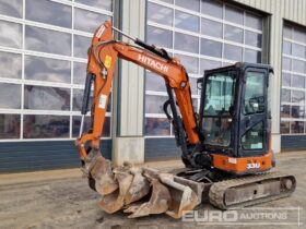 2019 Hitachi ZX33U-6 CLR Mini Excavators For Auction: Leeds, GB, 31st July & 1st, 2nd, 3rd August 2024