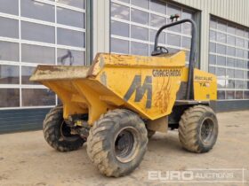 2017 Mecalac TA9 Site Dumpers For Auction: Leeds, GB, 31st July & 1st, 2nd, 3rd August 2024