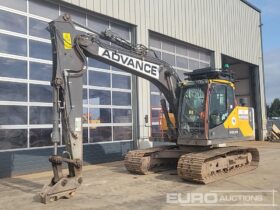 2020 Volvo EC140EL 10 Ton+ Excavators For Auction: Leeds, GB, 31st July & 1st, 2nd, 3rd August 2024