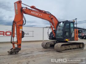 2017 Hitachi ZX135US-6 10 Ton+ Excavators For Auction: Leeds, GB, 31st July & 1st, 2nd, 3rd August 2024