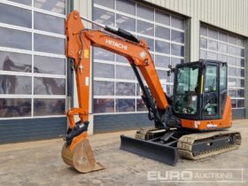 2022 Hitachi ZX65USB-6 CLR 6 Ton+ Excavators For Auction: Leeds, GB, 31st July & 1st, 2nd, 3rd August 2024