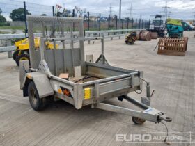 Pike Single Axle Plant Trailer to suit Traffic Lights System, Ramp Plant Trailers For Auction: Leeds, GB, 31st July & 1st, 2nd, 3rd August 2024