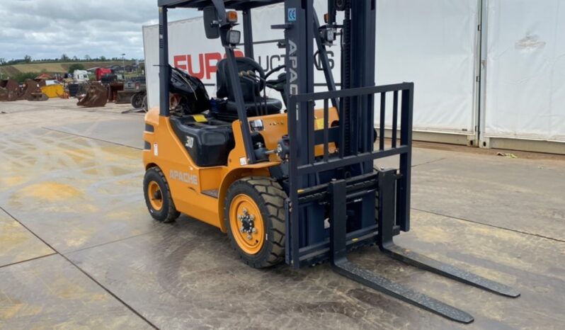 Unused 2024 Apache HH30Z Forklifts For Auction: Dromore – 30th & 31st August 2024 @ 9:00am For Auction on 2024-08-31 full