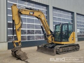 2019 CAT 308CR 6 Ton+ Excavators For Auction: Leeds, GB, 31st July & 1st, 2nd, 3rd August 2024