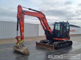2020 Kubota KX080-4A2 6 Ton+ Excavators For Auction: Leeds, GB, 31st July & 1st, 2nd, 3rd August 2024