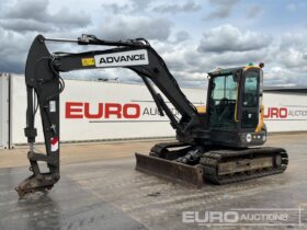 2020 Volvo ECR88D 6 Ton+ Excavators For Auction: Leeds, GB, 31st July & 1st, 2nd, 3rd August 2024