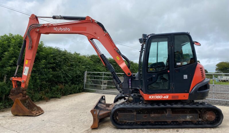 2019 Kubota KX080-4 full