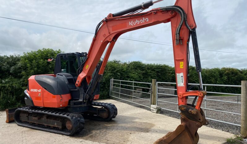 2019 Kubota KX080-4 full