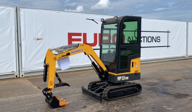 Unused 2024 Mammoth MP12 PRO Mini Excavators For Auction: Dromore – 30th & 31st August 2024 @ 9:00am For Auction on 2024-08-31