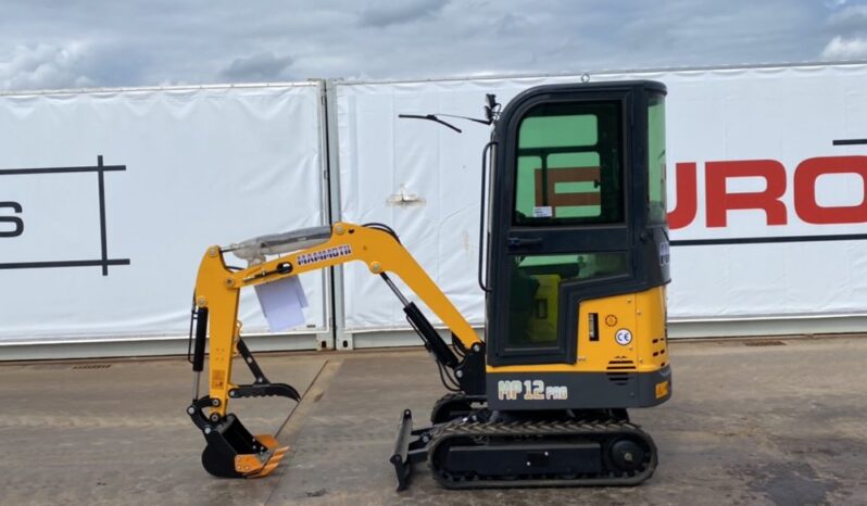 Unused 2024 Mammoth MP12 PRO Mini Excavators For Auction: Dromore – 30th & 31st August 2024 @ 9:00am For Auction on 2024-08-31 full