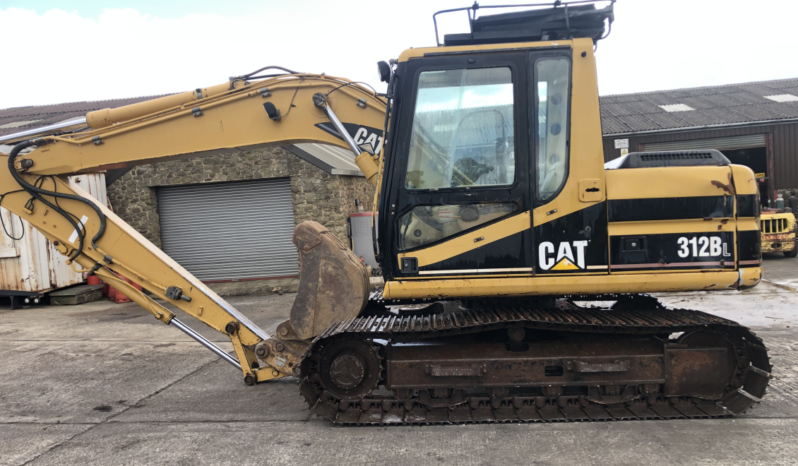 CAT 312BL steel tracked excavator full