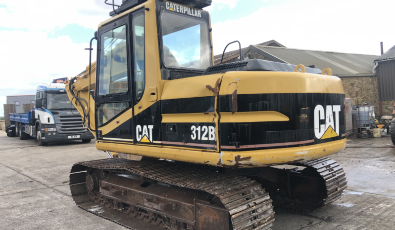 CAT 312BL steel tracked excavator full