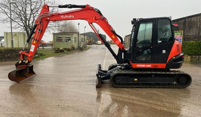 Kubota KX080-4 excavator 2023 full