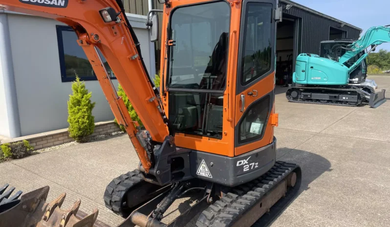 Doosan DX27Z Mini Digger full