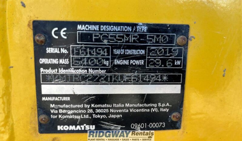 Komatsu PC55MR-5 full