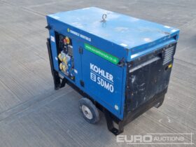 SDMO Portable 12kVA Generator, Kohler Engine Generators For Auction: Leeds 11th,12th,13th & 14th September 2024 @8:00am