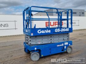 Genie GS2646 Manlifts For Auction: Leeds 11th,12th,13th & 14th September 2024 @8:00am