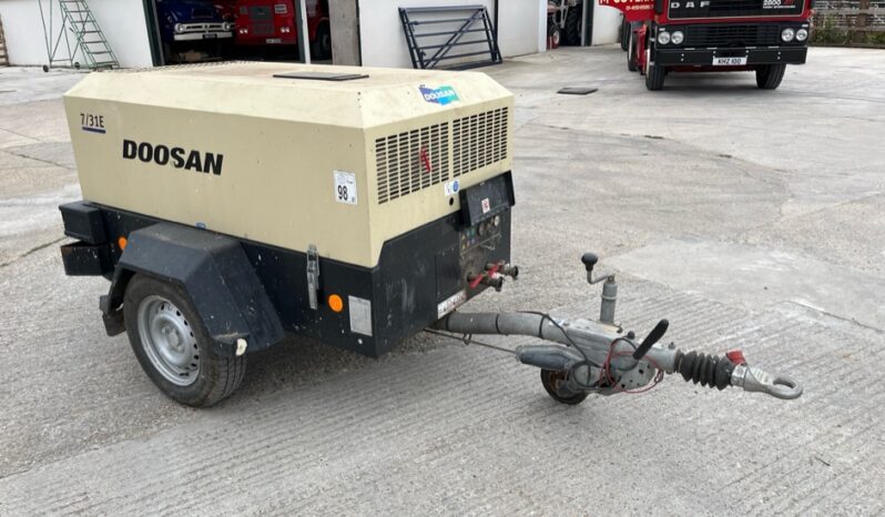 2016 DOOSAN 7/31E 2 TOOL COMPRESSOR For Auction on 2024-09-21 at 08:30 For Auction on 2024-09-21