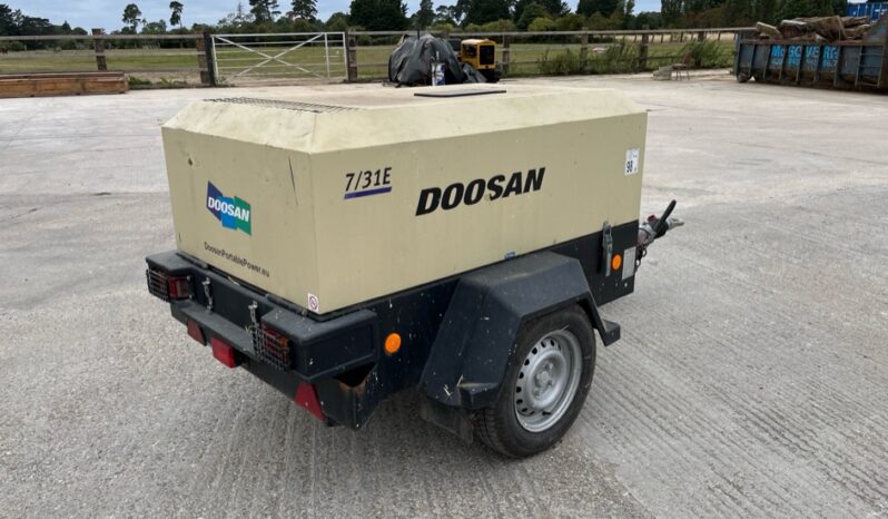 2016 DOOSAN 7/31E 2 TOOL COMPRESSOR For Auction on 2024-09-21 at 08:30 For Auction on 2024-09-21 full