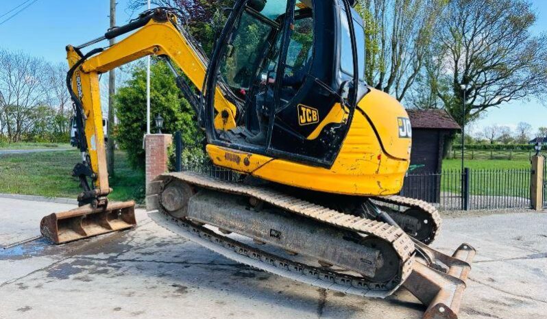 JCB 8080 TRACKED EXCAVATOR *ZERO SWING, YEAR 2014* C/W QUICK HITCH *VIDEO* full