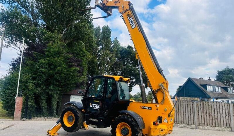 JCB 540-140 4WD TELEHANDLER *YEAR 2018, 14 METER REACH* C/W TINES *VIDEO* full