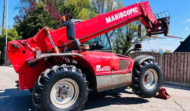 MANITOU MT1235 4WD TELEHANDLER * 12 METER * C/W PALLET TINES *VIDEO* full