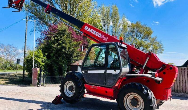 MANITOU MT1235 4WD TELEHANDLER * 12 METER * C/W PALLET TINES *VIDEO* full