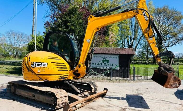 JCB 8080 TRACKED EXCAVATOR *ZERO SWING, YEAR 2014* C/W QUICK HITCH *VIDEO*