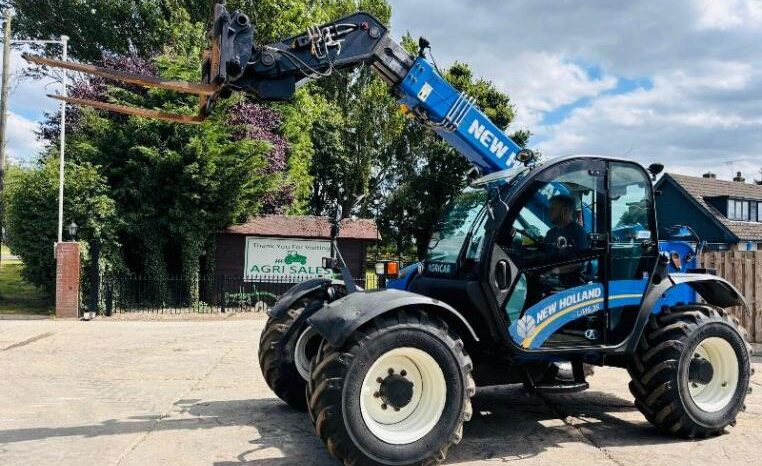 NEW HOLLAND LM6.35 4WD TELEHANDLER *YEAR 2017, 4851* C/W PALLET TINES *VIDEO*