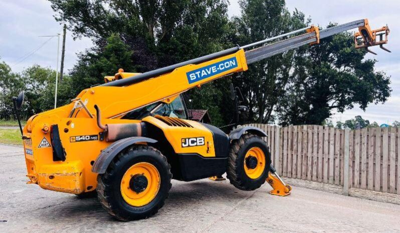 JCB 540-140 4WD TELEHANDLER *YEAR 2018, 14 METER REACH* C/W TINES *VIDEO* full