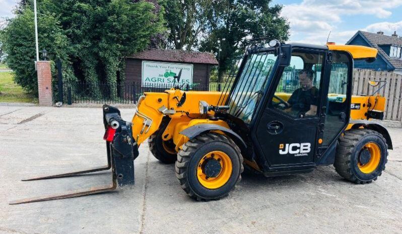 JCB 525-60 4WD TELEHANDLER *YEAR 2018, ONLY 3890 HOURS* C/W PALLET TINES *VIDEO* full