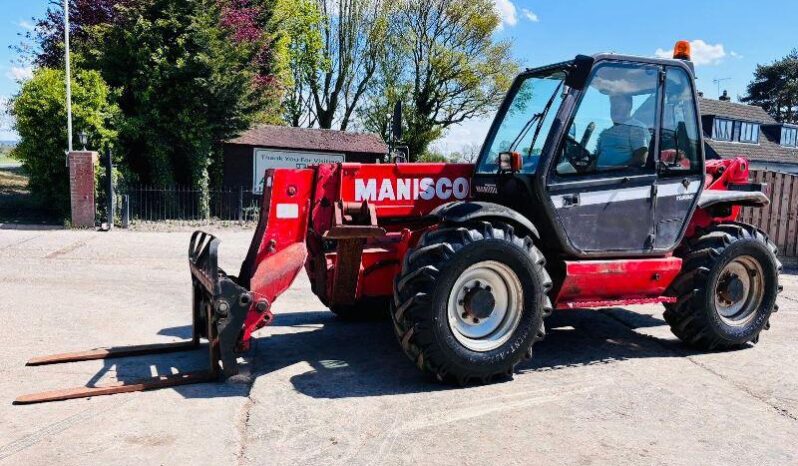 MANITOU MT1235 4WD TELEHANDLER * 12 METER * C/W PALLET TINES *VIDEO* full