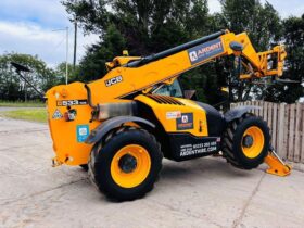 JCB 533-105 4WD TELEHANDLER *YEAR 2018, 10.5 METER REACH* C/W PALLET TINES *VIDEO* full