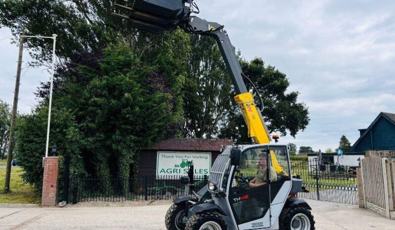 WACKER NEUSON TH412 4WD TELEHANDLER *ONLY 18 HOURS* C/W TINES & BUCKET *VIDEO* full