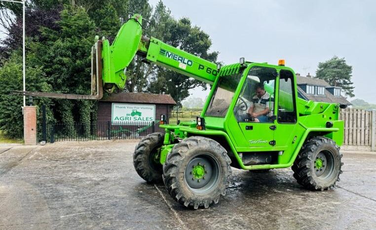 MERLO P60.10 4WD TELEHANDLER *10 METER REACH* C/W PALLET TINES *VIDEO*